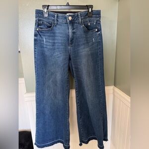 Gibson Flare & Wide Leg Blue Jeans